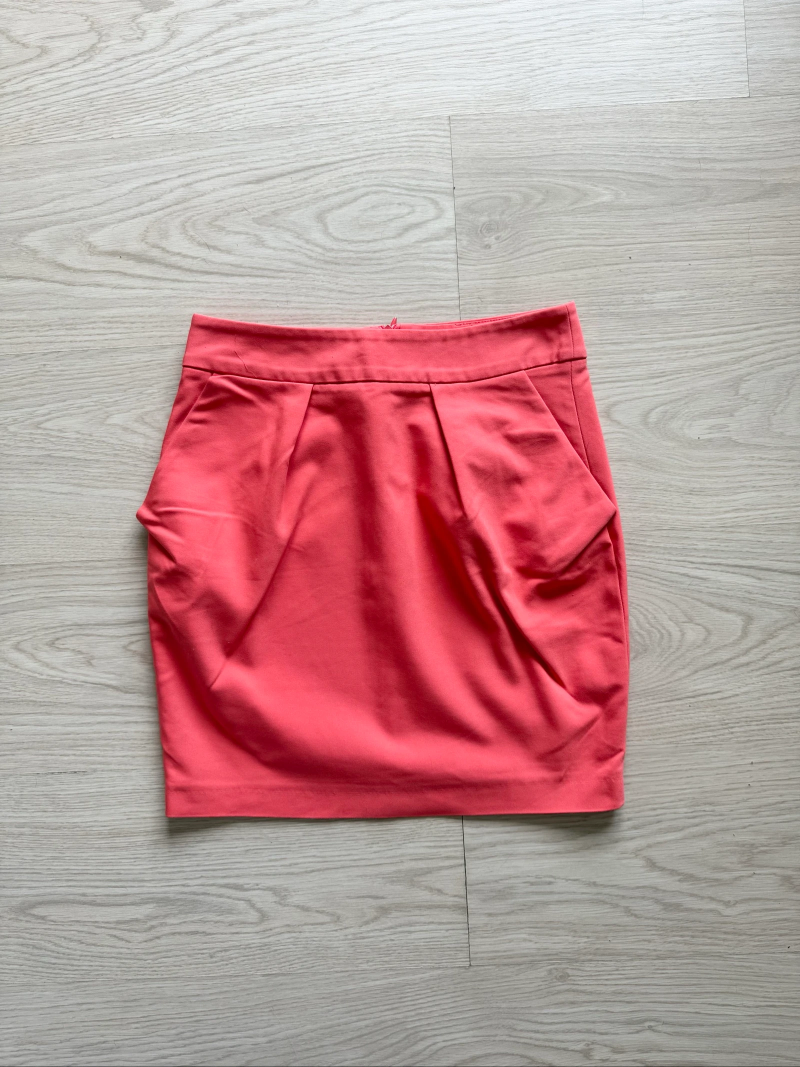 Zara coral mini skirt size 36 S – photo 2
